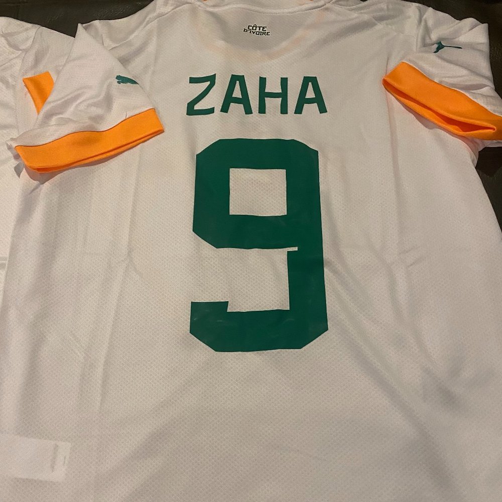 Puma IVORY COAST WILFRIED ZAHA Men's WORLD CUP JERSEY Sz M,L,XL,2X New w tags! - Picture 3 of 5
